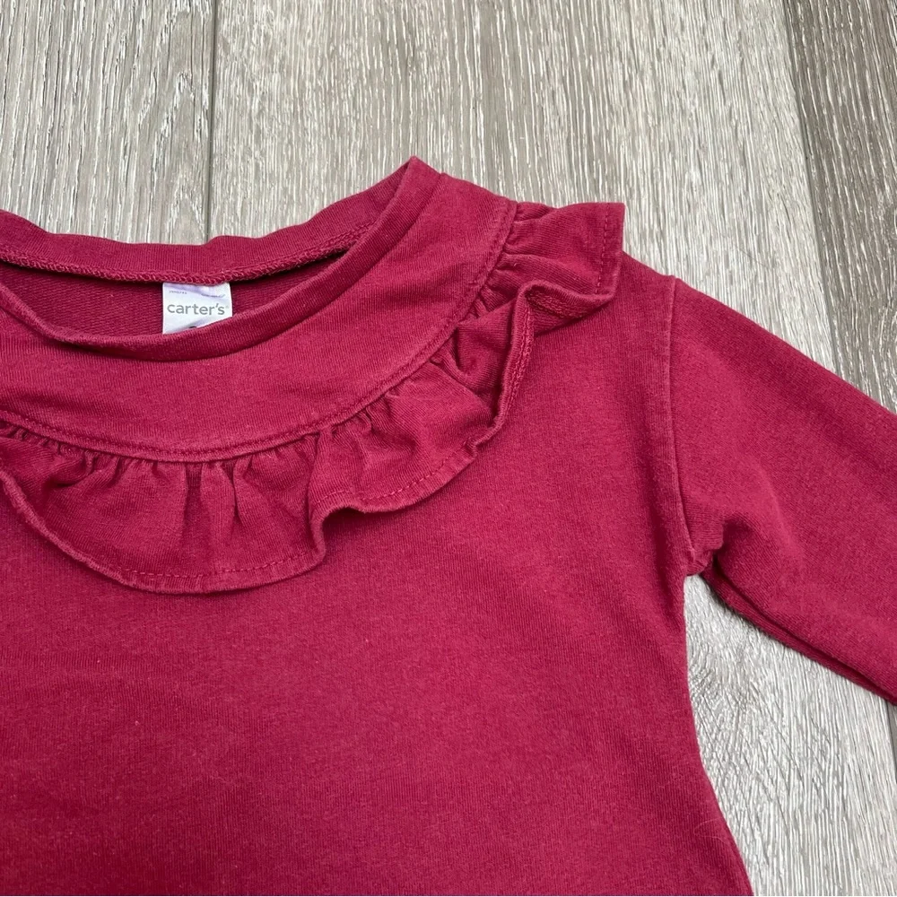 CARTERS 2PC LONG SLEEVE TOP AND LEGGINGS OUTFIT 2T